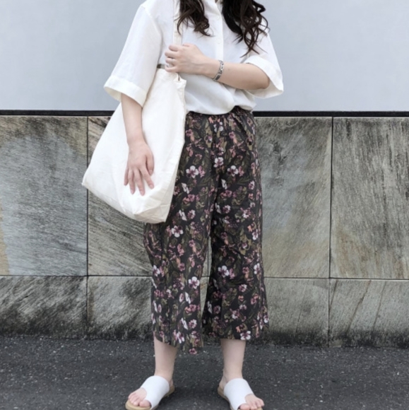 Uniqlo Floral Pants Size XXL - Picture 2 of 8
